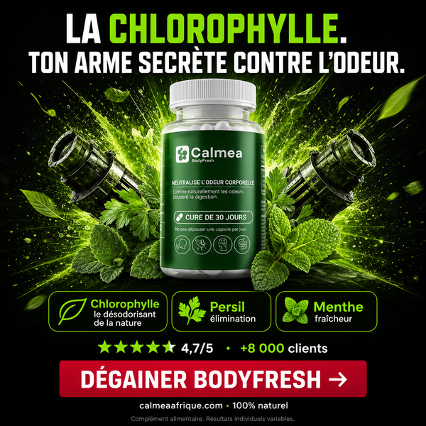 BodyFresh - Les capsules de chlorophylle éliminent les odeurs corporelles
