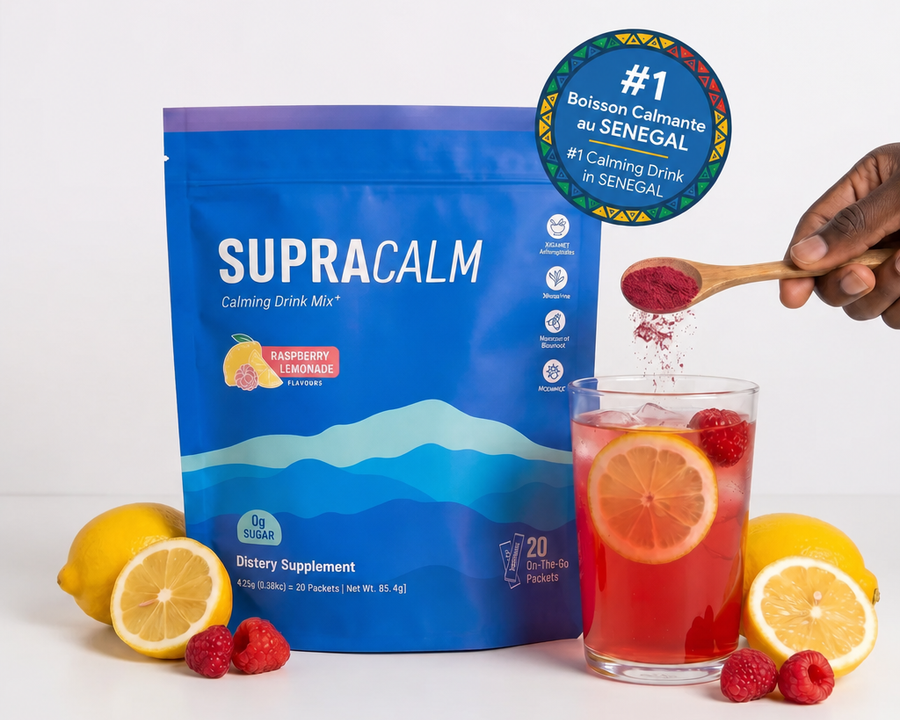 SUPRACALM™ – Dites a dieux au stress, ventre et visage gonflés